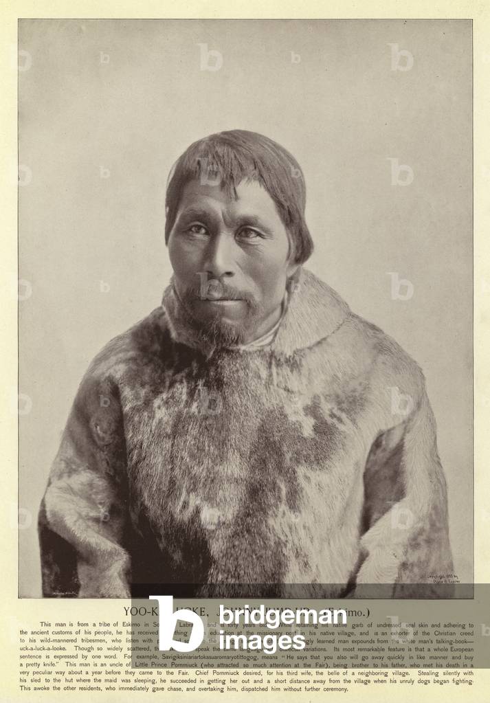 Yoo-Ka-Lucke, Johnny-Jump-Up, Eskimo (b/w photo)