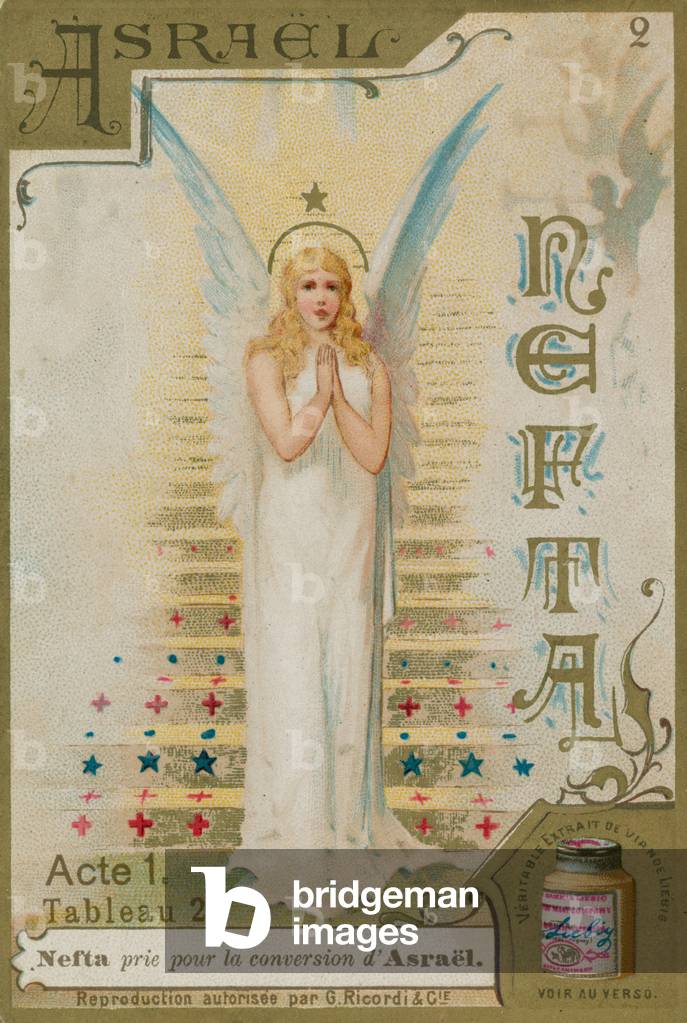Asrael: Nefta Prays for the Conversion of Asrael (chromolitho)