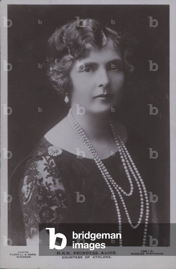 HRH The Princess Alice (b/w photo)