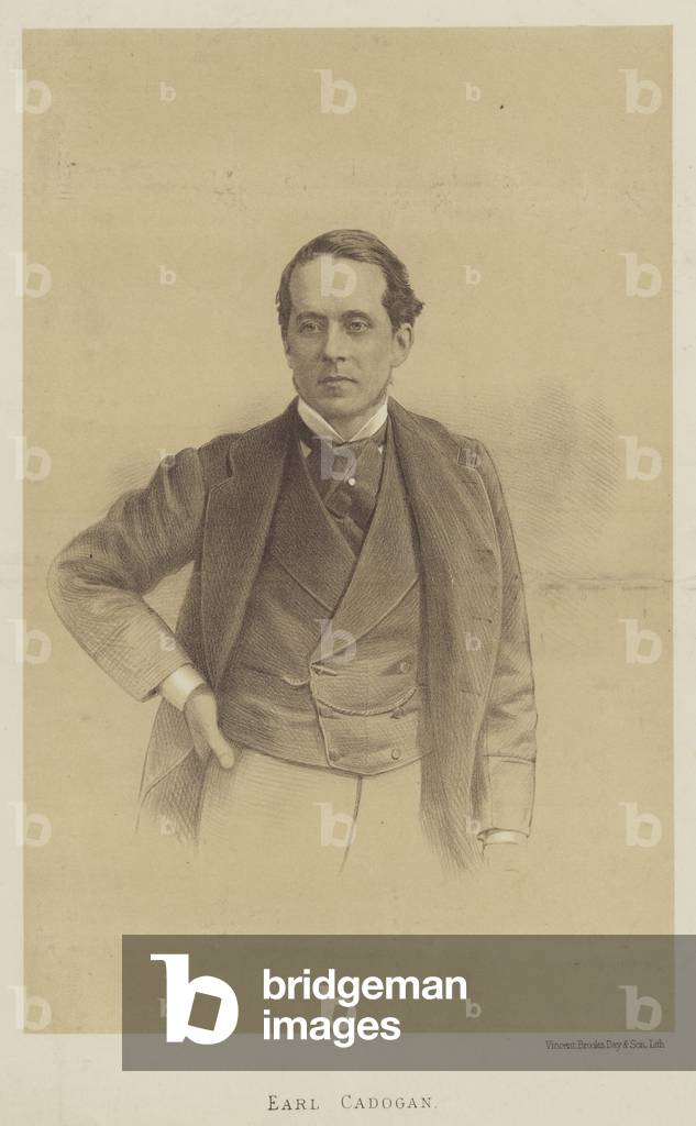 Earl Cadogan, Viceroy of Ireland (litho)