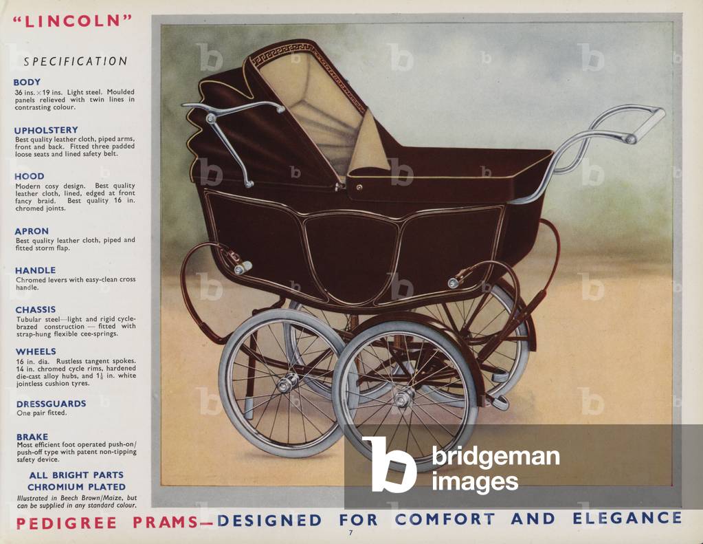 Pedigree Prams and Folders (colour photo)