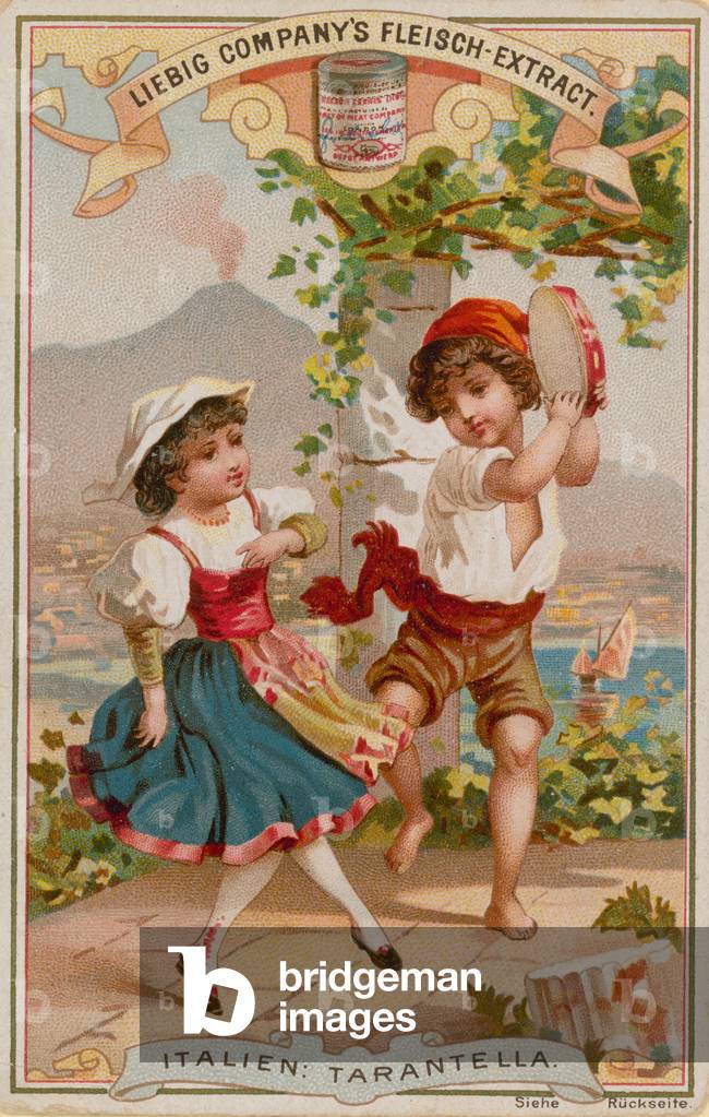 The Tarantella (chromolitho)