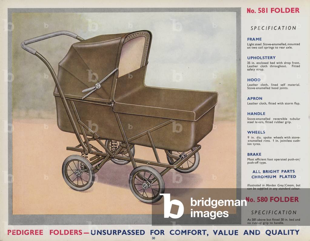 Pedigree Prams and Folders (colour photo)