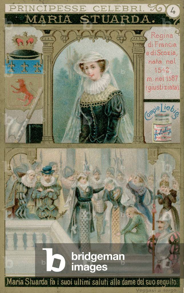 Queen Mary Stuart (chromolitho)