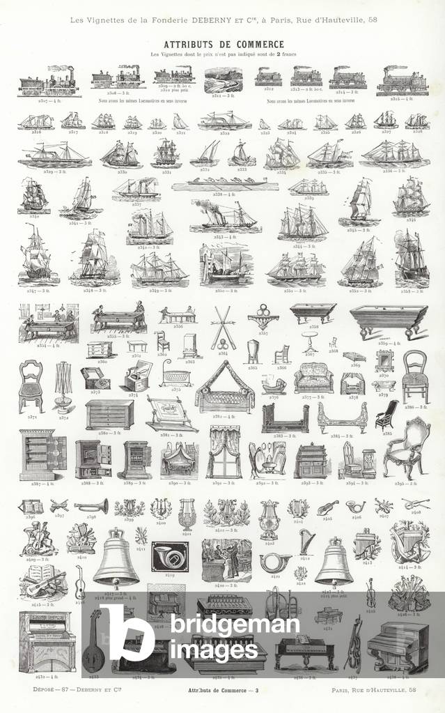 Page from Vignettes Typographiques (engraving)