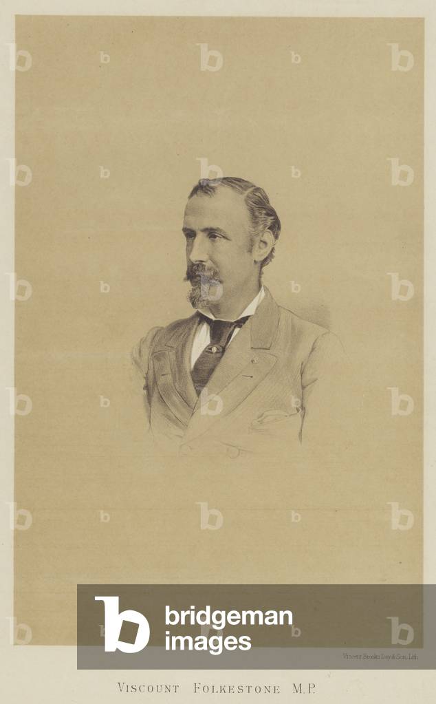 Viscount Folkestone, MP (litho)