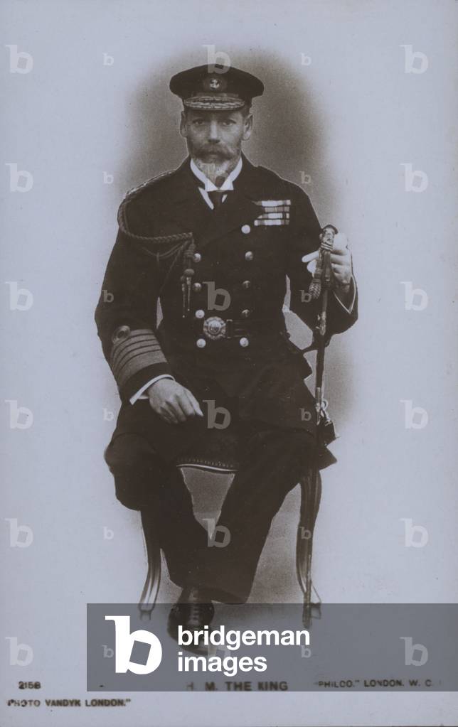 HM The King (b/w photo)