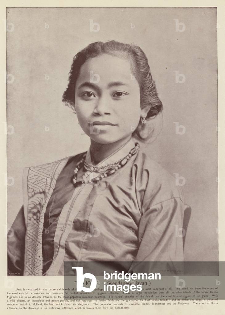 Toajong, Soendanese Javan (b/w photo)