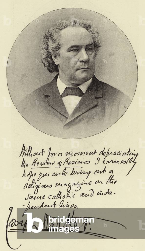 The Rev Joseph Parker, DD (b/w photo)
