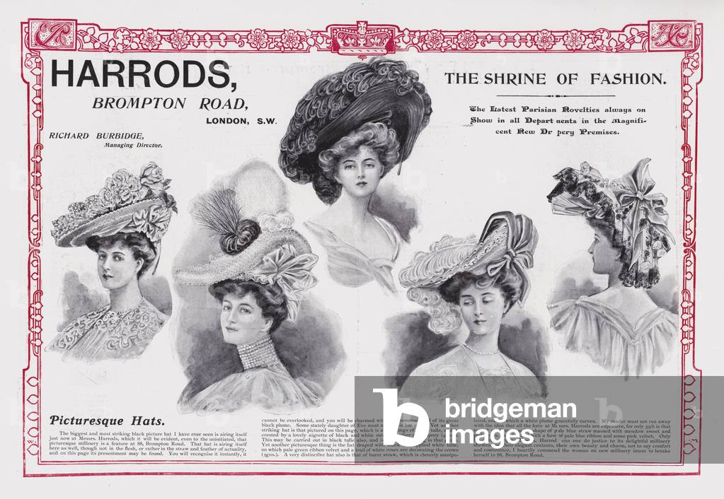 Page of advertisements for The Gentlewoman (litho)