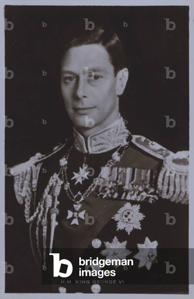 HM King George VI (b/w photo)
