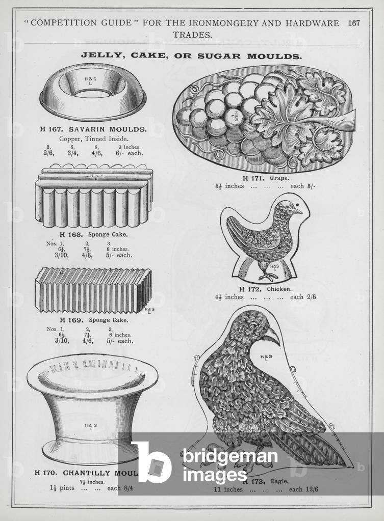 Page of catalogue for the Ironmongery and Hardware Trades, c 1895 (litho)