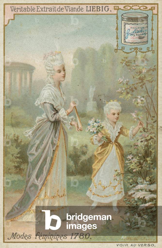 Women in 1780 (chromolitho)