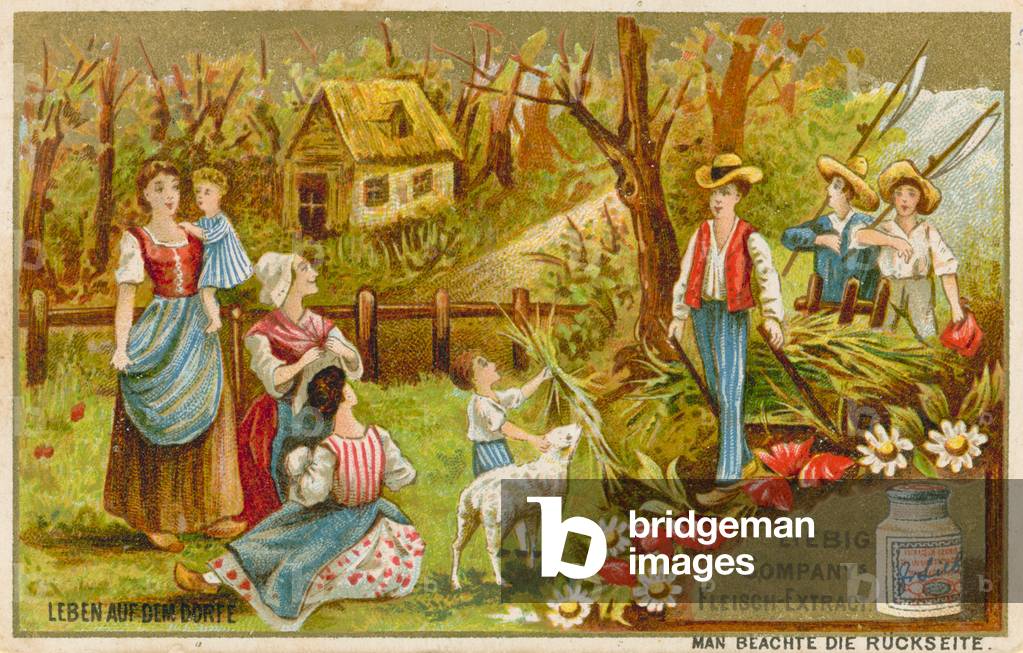 Life in the Village (chromolitho)