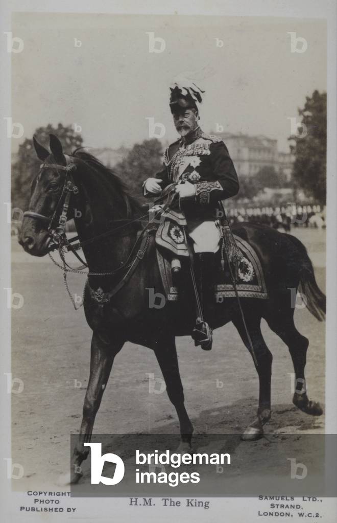 HM The King (b/w photo)