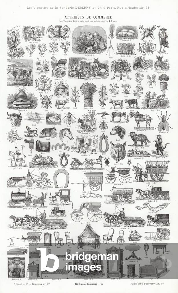 Page from Vignettes Typographiques (engraving)