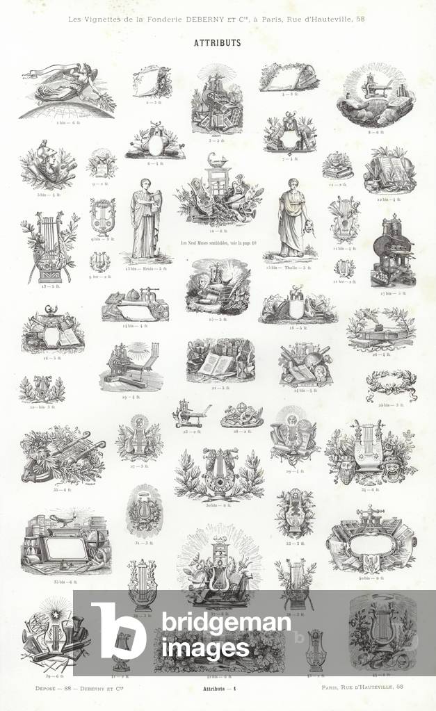 Page from Vignettes Typographiques (engraving)