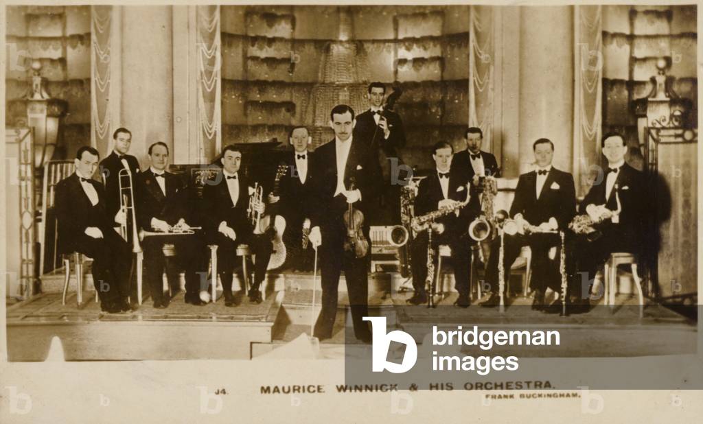 Maurice Winnick & his Orchestra (b/w photo)