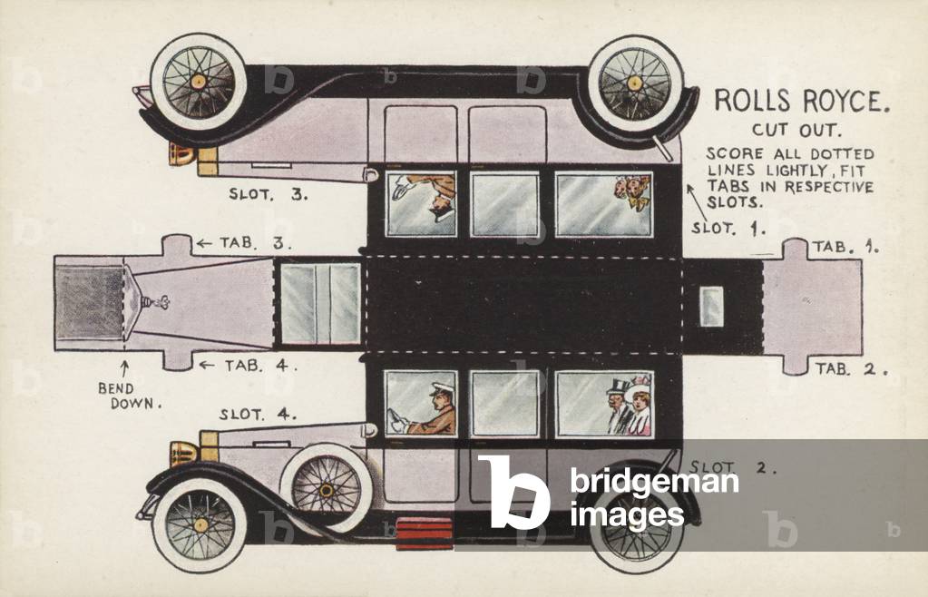 Rolls Royce Cut Out (colour litho)