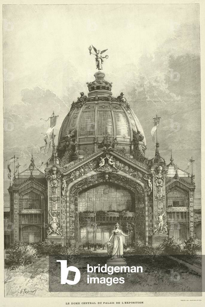 Le Dome Central du Palais de L'Exposition (engraving)