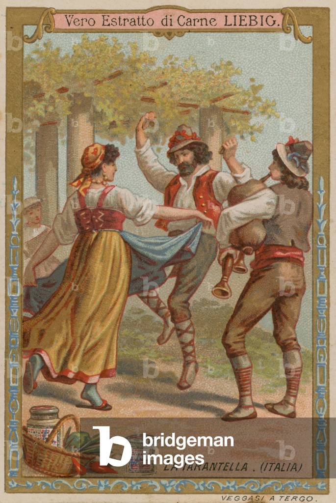 The Tarantella (chromolitho)