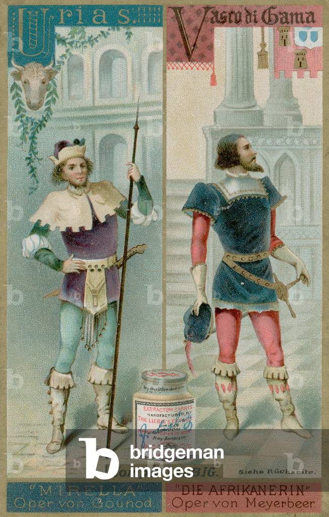 Urias and Vasco di Gama (chromolitho)