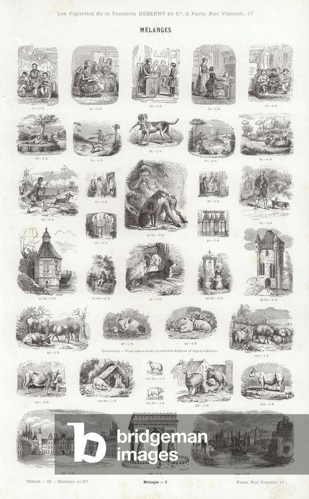 Page from Vignettes Typographiques (engraving)