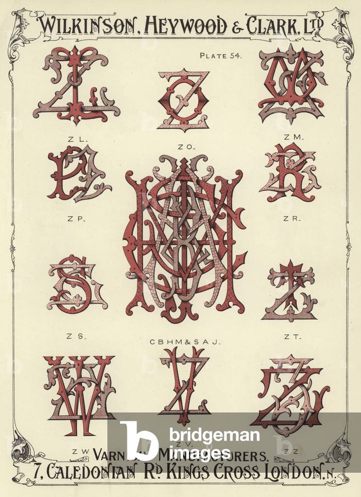 ZL, ZO, ZM, ZP, CBHM and SAJ, ZR, ZS, ZT, ZW, ZV, ZZ (chromolitho)