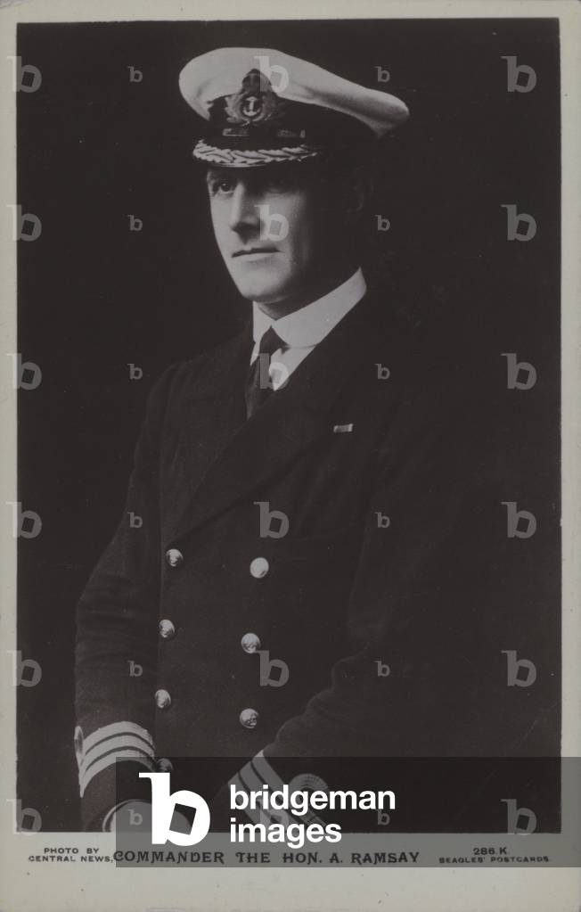 Commander The Hon A Ramsay (b/w photo)