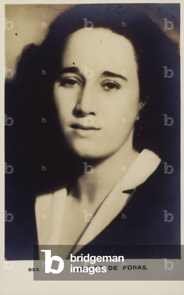 Odette de Foras (b/w photo)