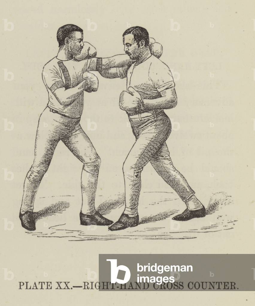 Right-hand cross counter (engraving)