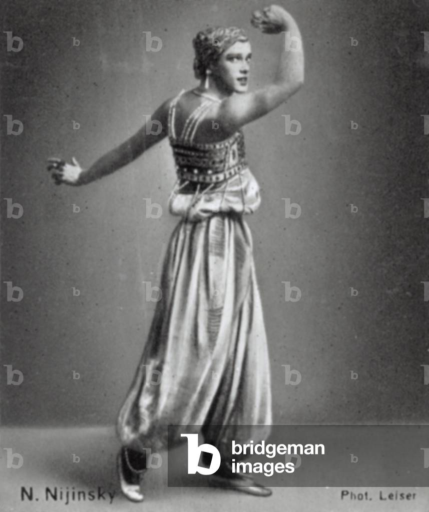 N. Nijinsky (b/w photo)