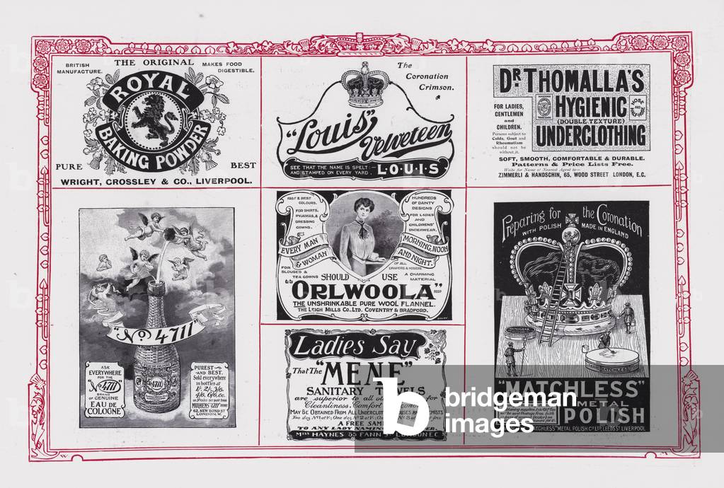 Page of advertisements for The Gentlewoman (litho)