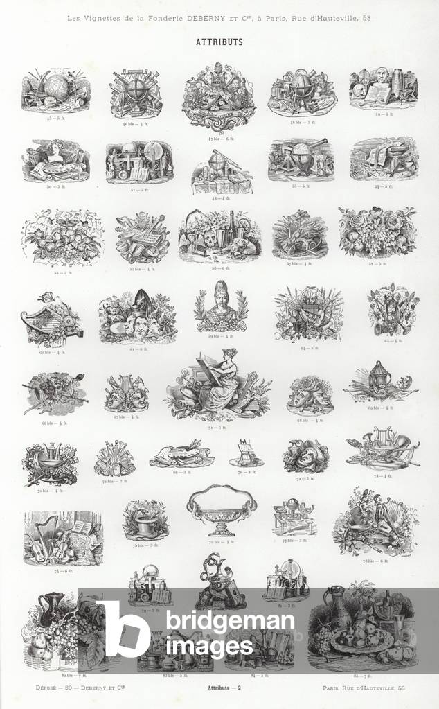 Page from Vignettes Typographiques (engraving)