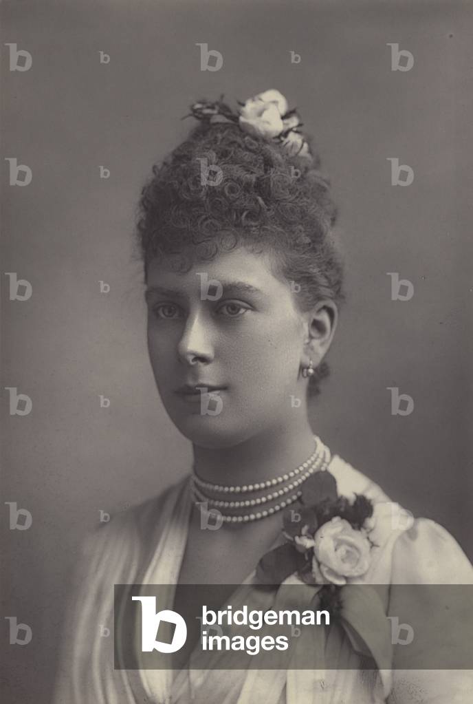 Princess Victoria Mary of Teck (b/w photo)