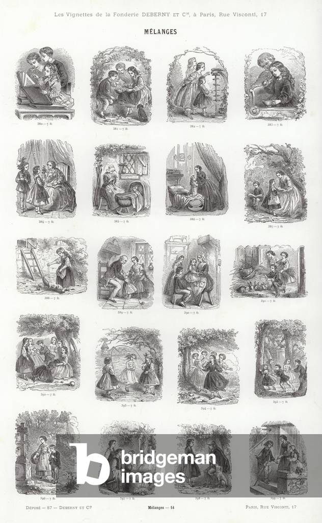 Page from Vignettes Typographiques (engraving)