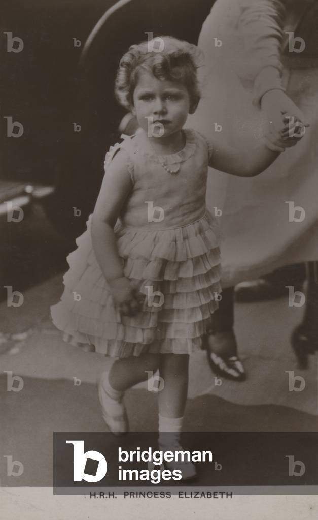 HRH Princess Elizabeth (b/w photo)