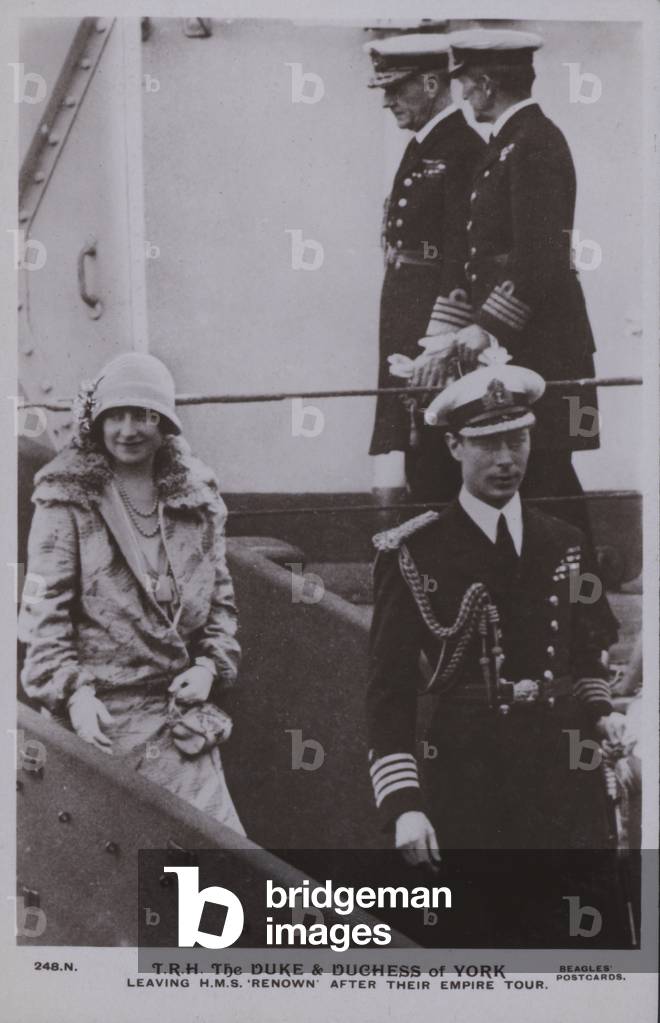 TRH The Duke and Duchess of York (b/w photo)