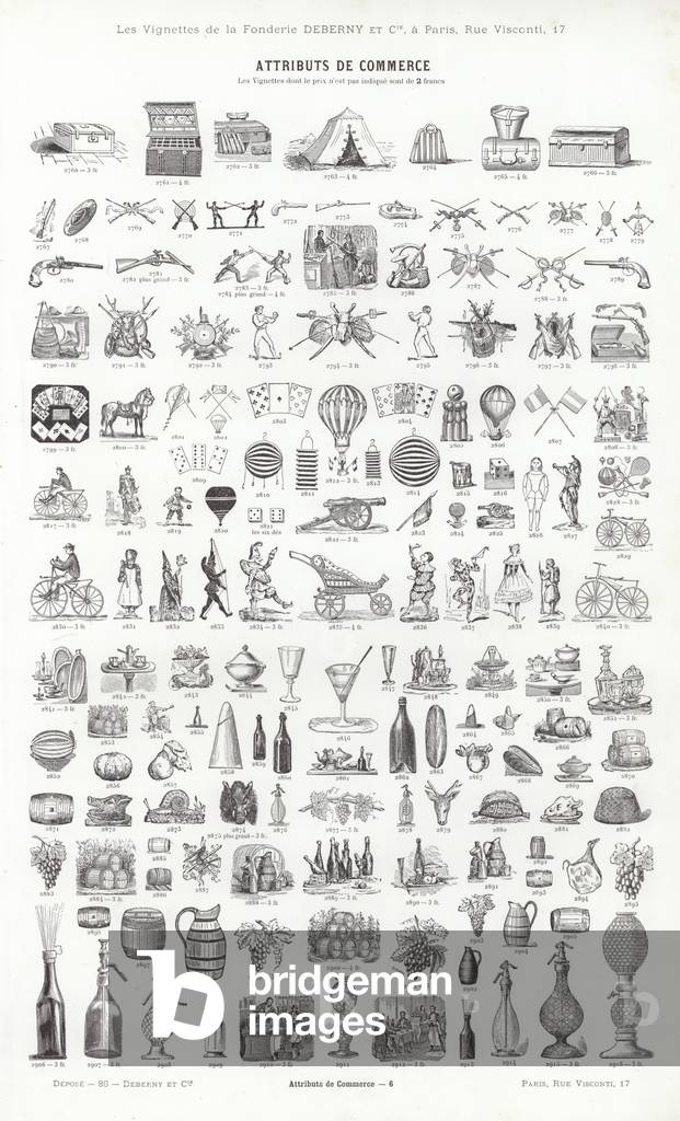 Page from Vignettes Typographiques (engraving)