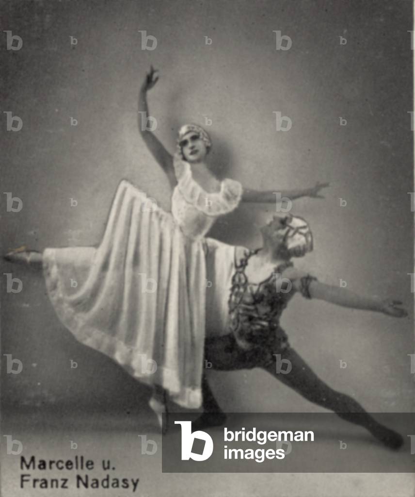 Marcelle u. Franz Nadasy (b/w photo)