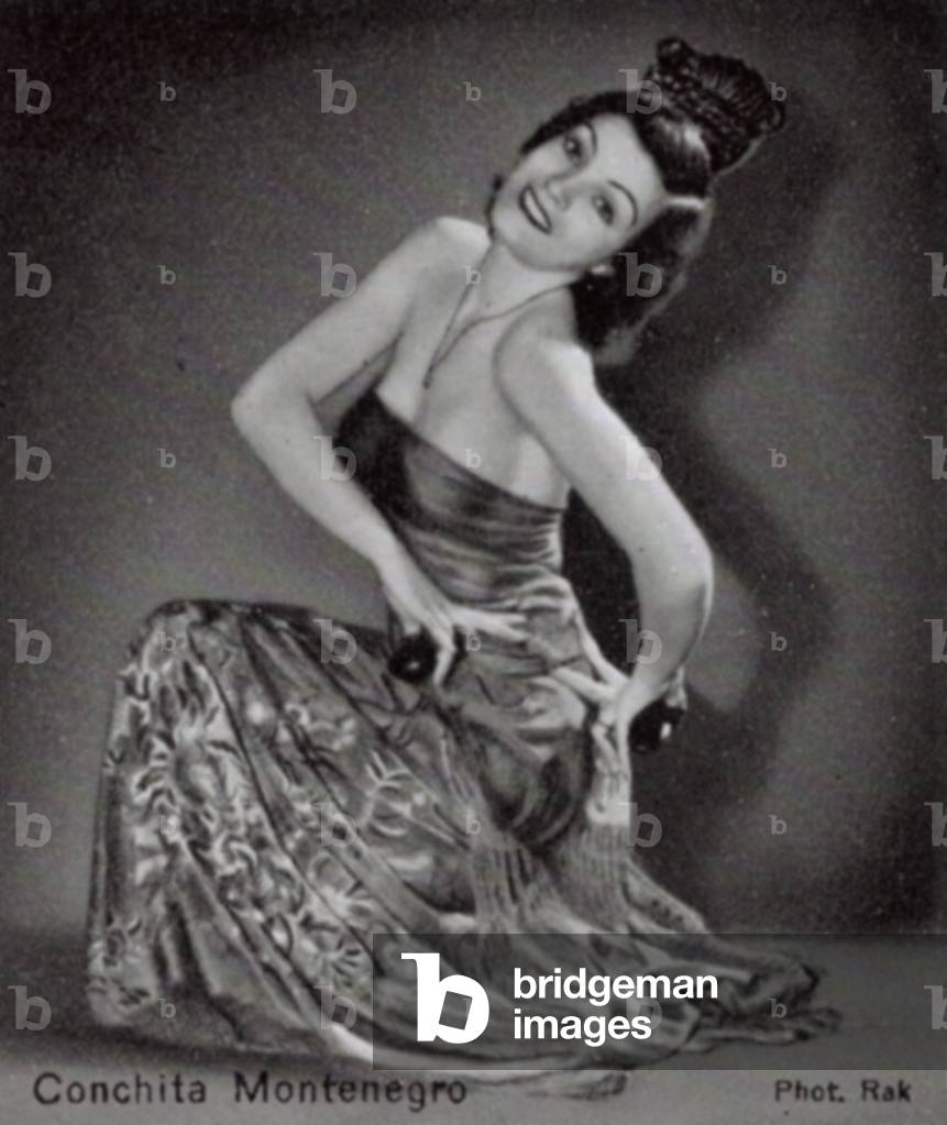 Conchita Montenegro (b/w photo)