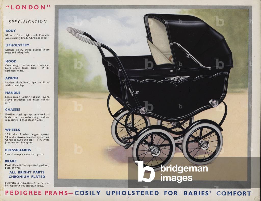 Pedigree Prams and Folders (colour photo)