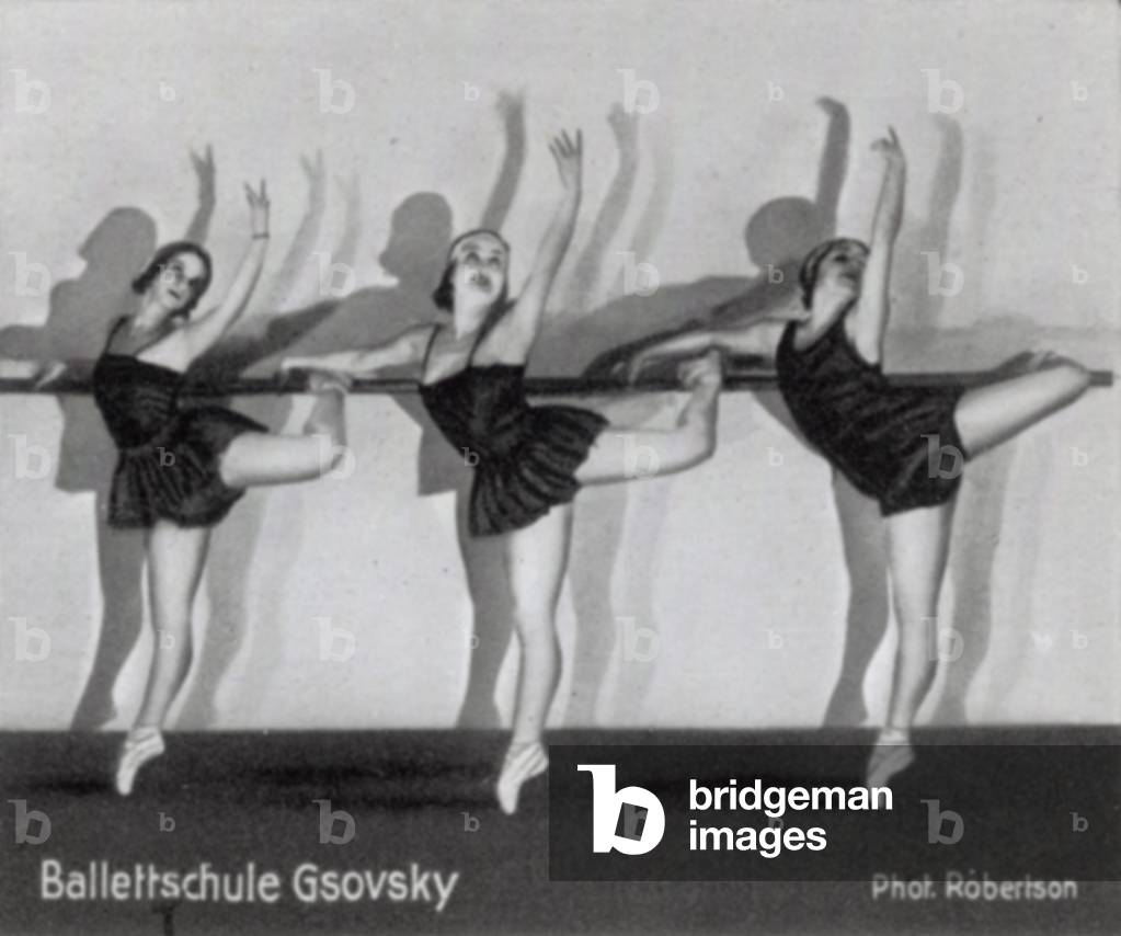 Ballettschule Gsovsky (b/w photo)