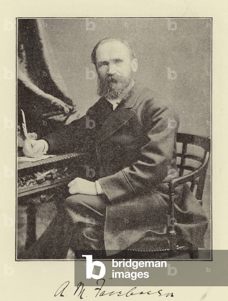 The Rev Prof Fairbairn (b/w photo)