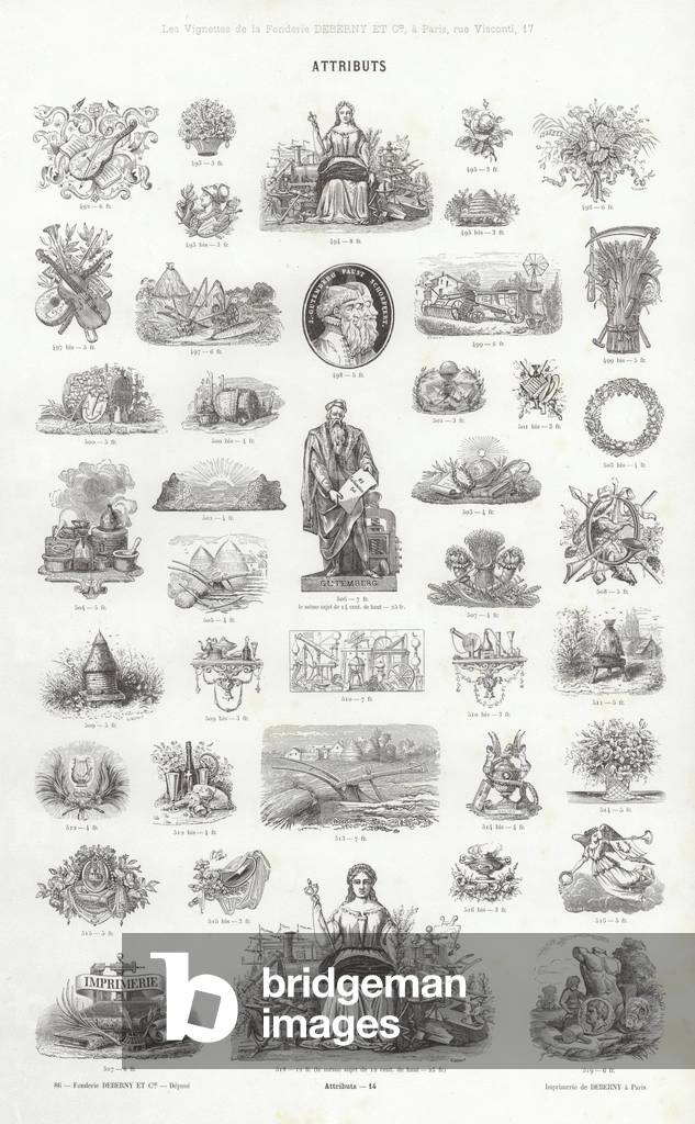 Page from Vignettes Typographiques (engraving)