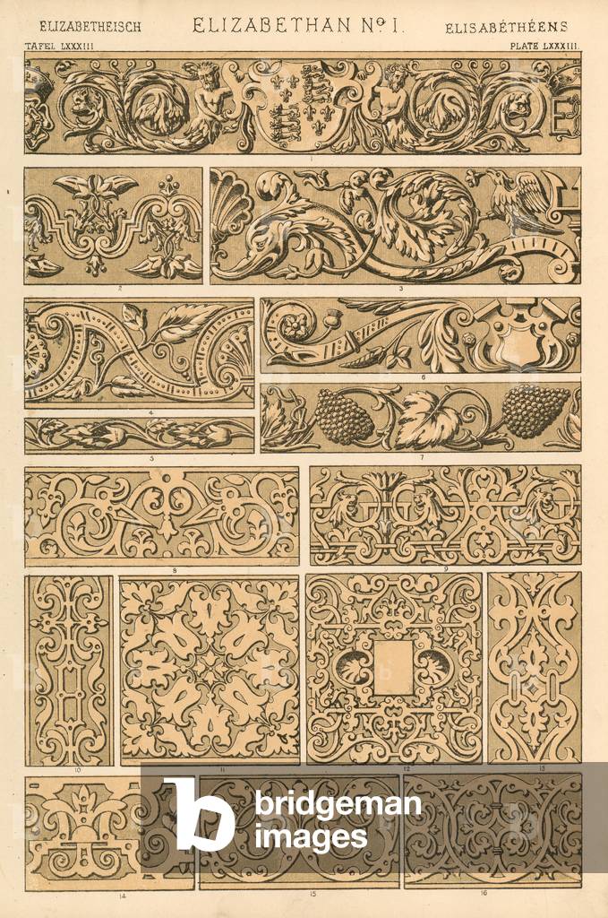 Elizabethan (colour litho)