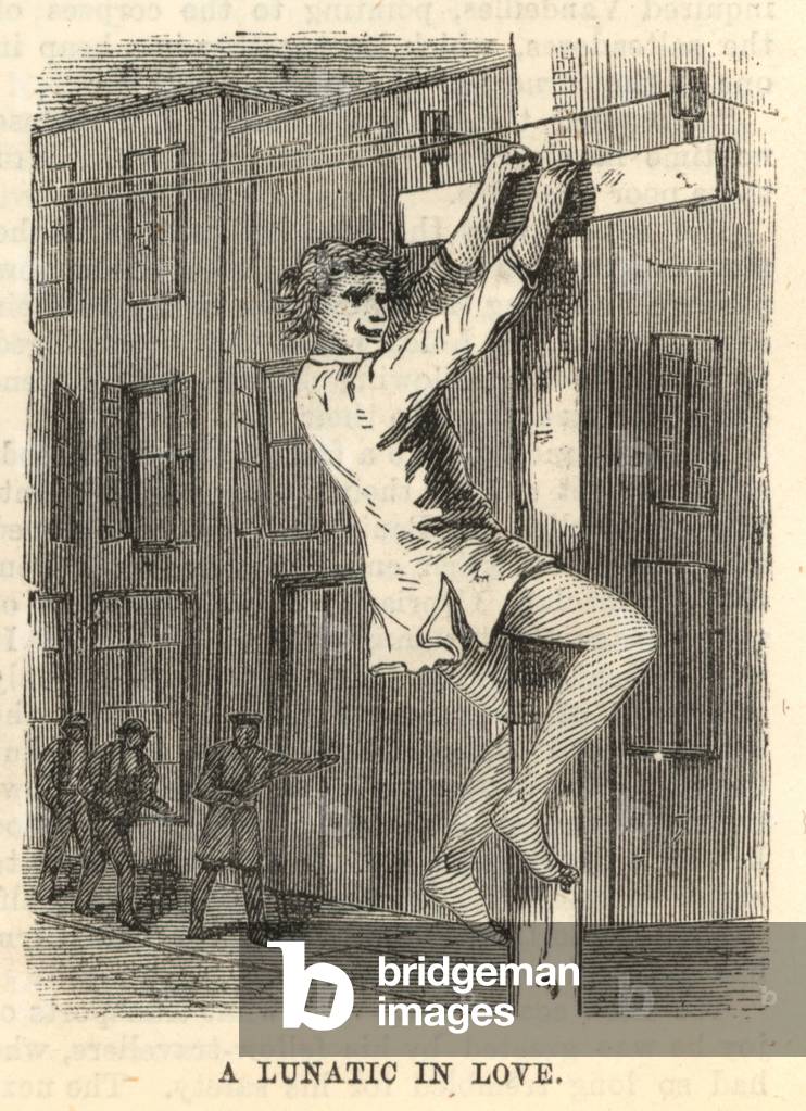 A lunatic in love (engraving)