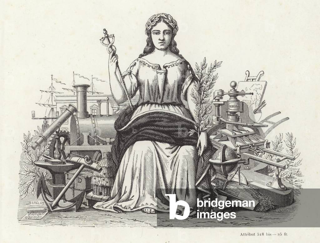 Title page illustration of Vignettes Typographiques (engraving)