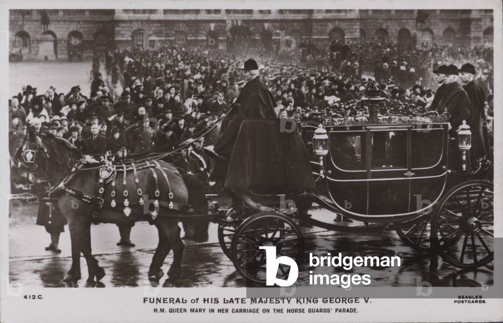 Funeral of his late majesty King George V (b/w photo)