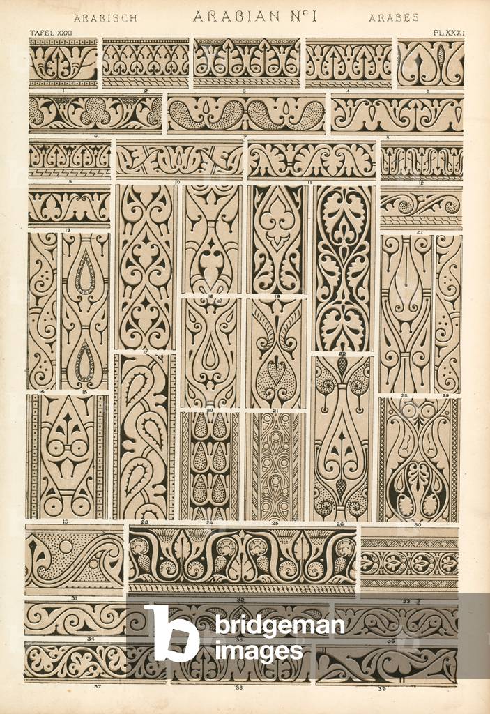 Arabian (colour litho)